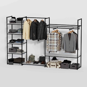 Стеллаж для одежды К-1708 в стиле Loft